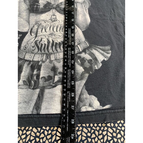 Vintage Y2K Sullen Grenade Art Collective Big print Tshirt Size XL - Picture 7 of 7